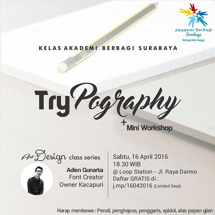 Review Kelas Akber Surabaya 33 – TryPography – Akademi 